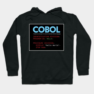 COBOL 'Hello World' Hoodie